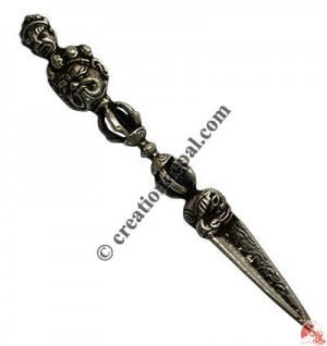 Silver plated phurba