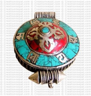 Mantra-dorje white-metal Ghau
