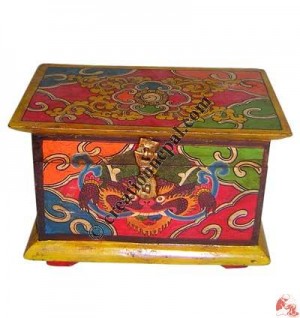Chhepu paint wooden treasure box