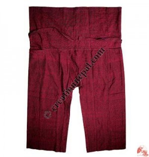 Shyama cotton sport type plain wrapper trouser3