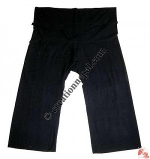 Shyama cotton plain wrapper-black