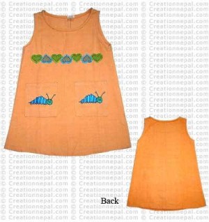 Embroidered cotton dress