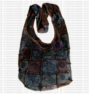 Stone wash rib cotton bag