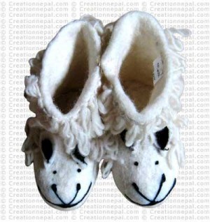 Puppy design baby shoes