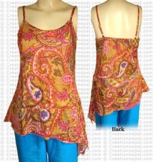 Curved zigzag bottom top