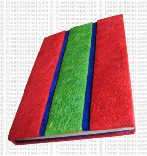 Vertical stripes notebook