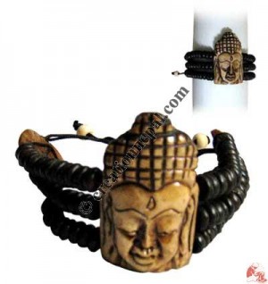 Brown Buddha bracelet