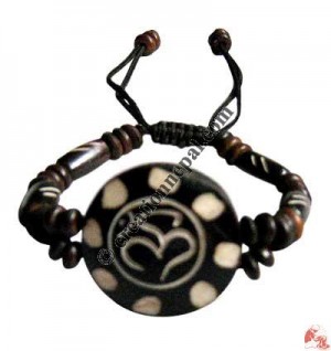 Sanskrit OM wristband