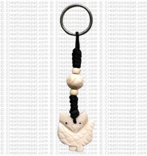 Owl design key ring