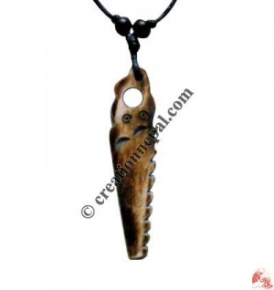 Hacksaw design pendant