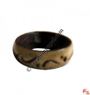 Carved bone finger ring3