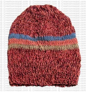 Hemp-cotton crochet hat16