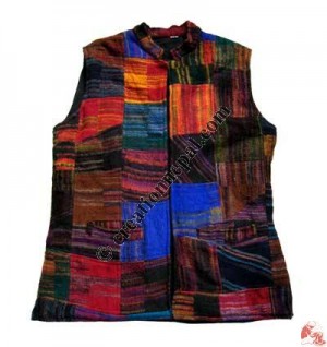 Sleeveless coat top