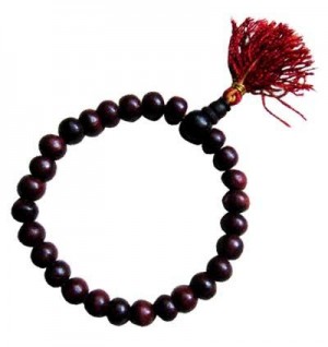 Rose-wood 27 beads wristband