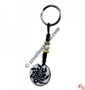 Bone carved key chain 39