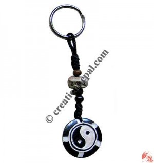 Bone carved key chain 42