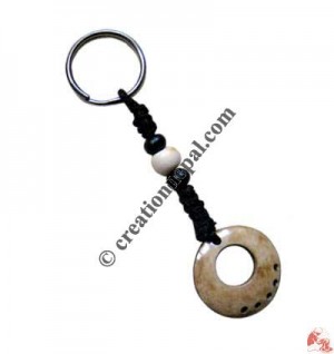 Bone carved key chain 14