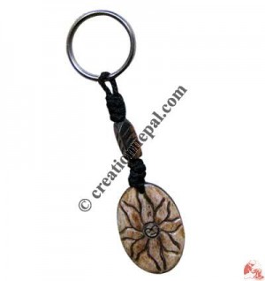 Bone carved key chain 27