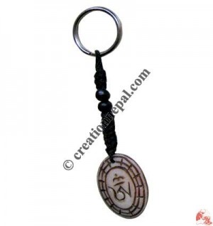 Bone carved key chain 28