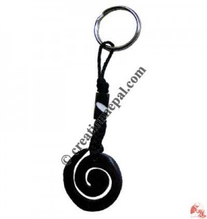 Bone carved key chain 30