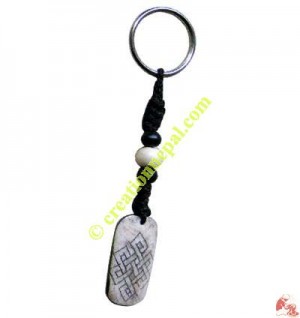 Bone carved key chain 33