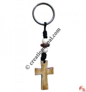 Bone carved key chain 34