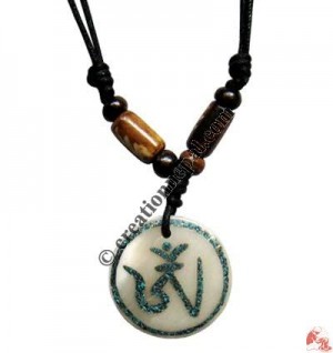 Carved bone pendant57
