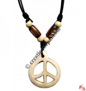 Carved bone pendant60