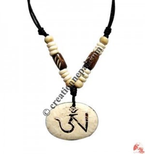 Carved bone pendant61
