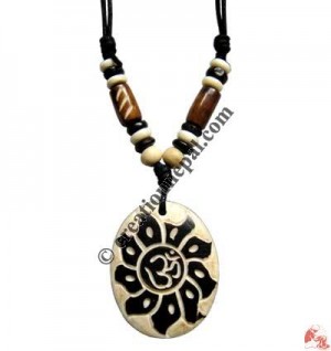 Carved bone pendant63