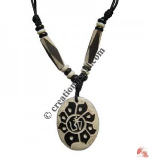 Carved bone pendant68