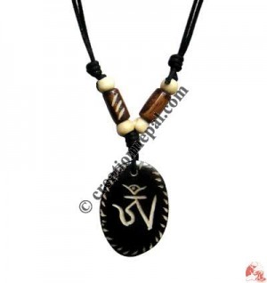 Carved bone pendant69