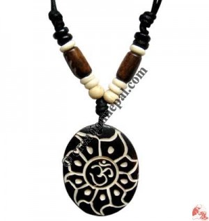 Carved bone pendant71