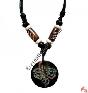 Carved bone pendant74