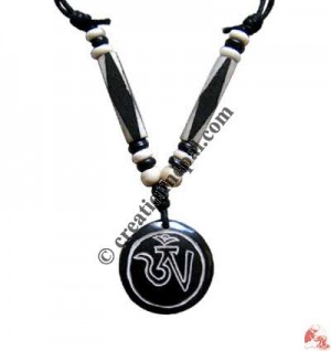 Carved bone pendant77