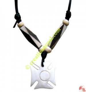 Carved bone pendant80
