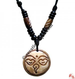 Carved bone pendant81