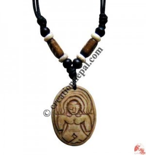 Carved bone pendant85