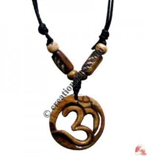 Carved bone pendant91