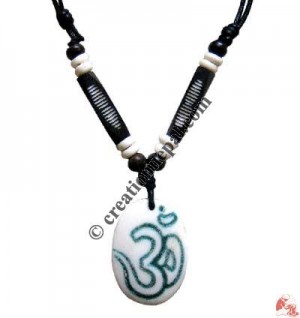 Carved bone pendant92