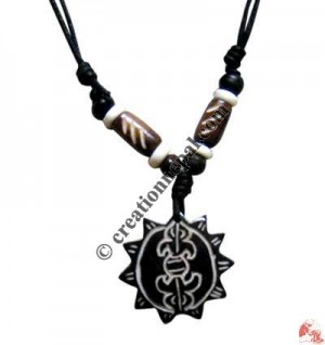 Carved bone pendant93