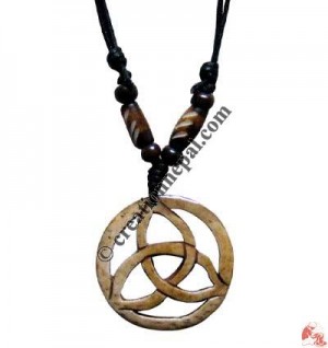 Carved bone pendant96
