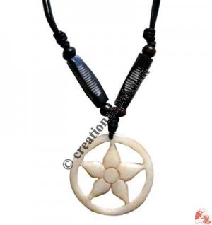 Carved bone pendant97