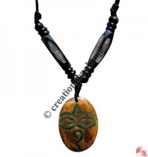 Carved bone pendant98