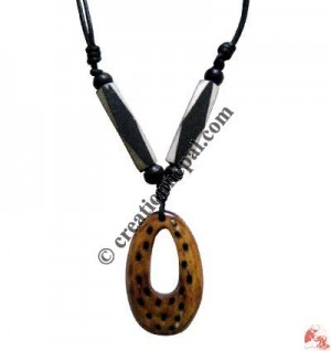 Carved bone pendant100