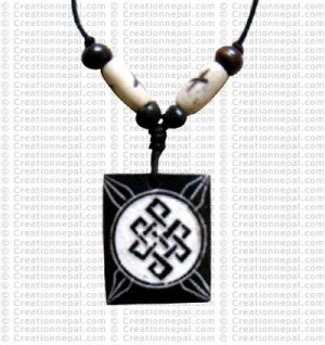 Carved bone pendant104