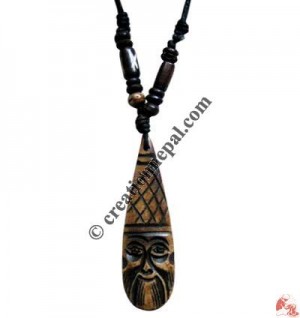 Carved bone pendant117