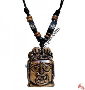 Carved bone pendant118