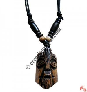 Carved bone pendant119