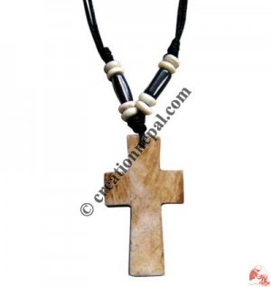 Carved bone pendant120